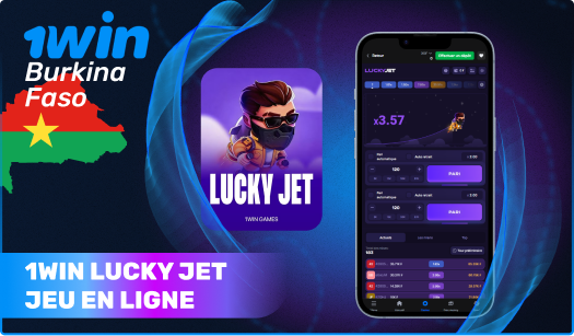 Des informations sur 1win Lucky Jet Jeu en ligne au Burkina Faso