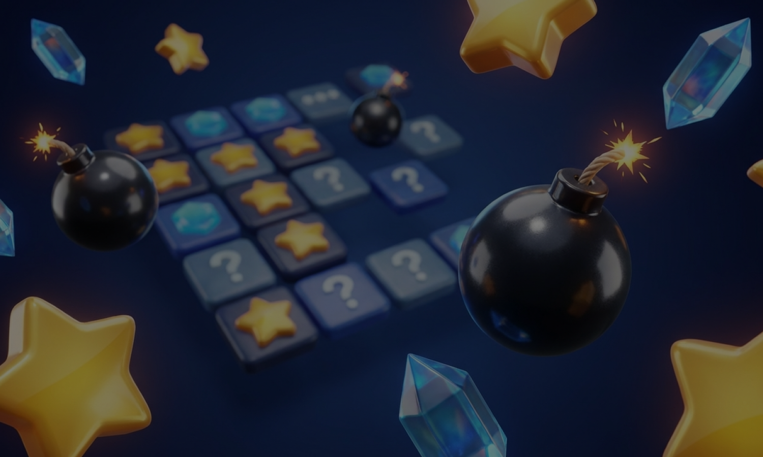 Jouez aux Mines en ligne pour de l'argent réel et gratuitement en mode démo sur 1win Casino