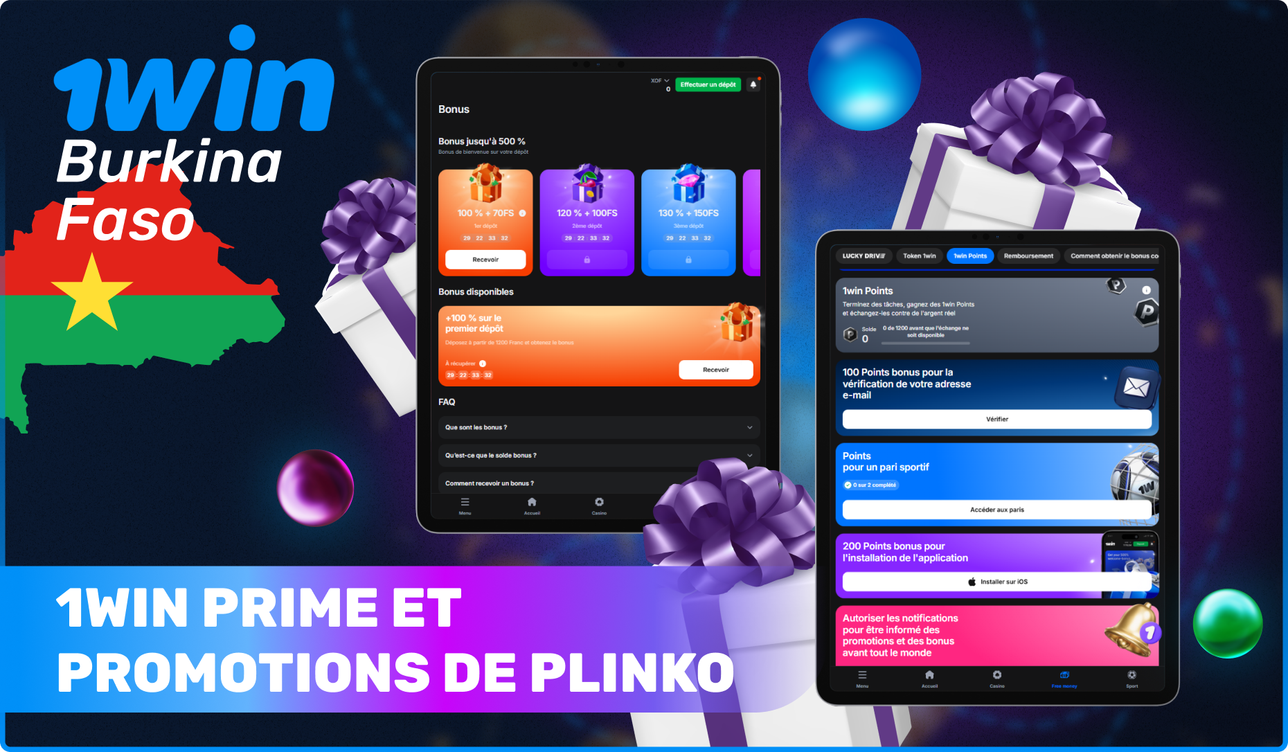 Large éventail de 1win Prime et promotions de Plinko pour les nouveaux clients et les clients actuels