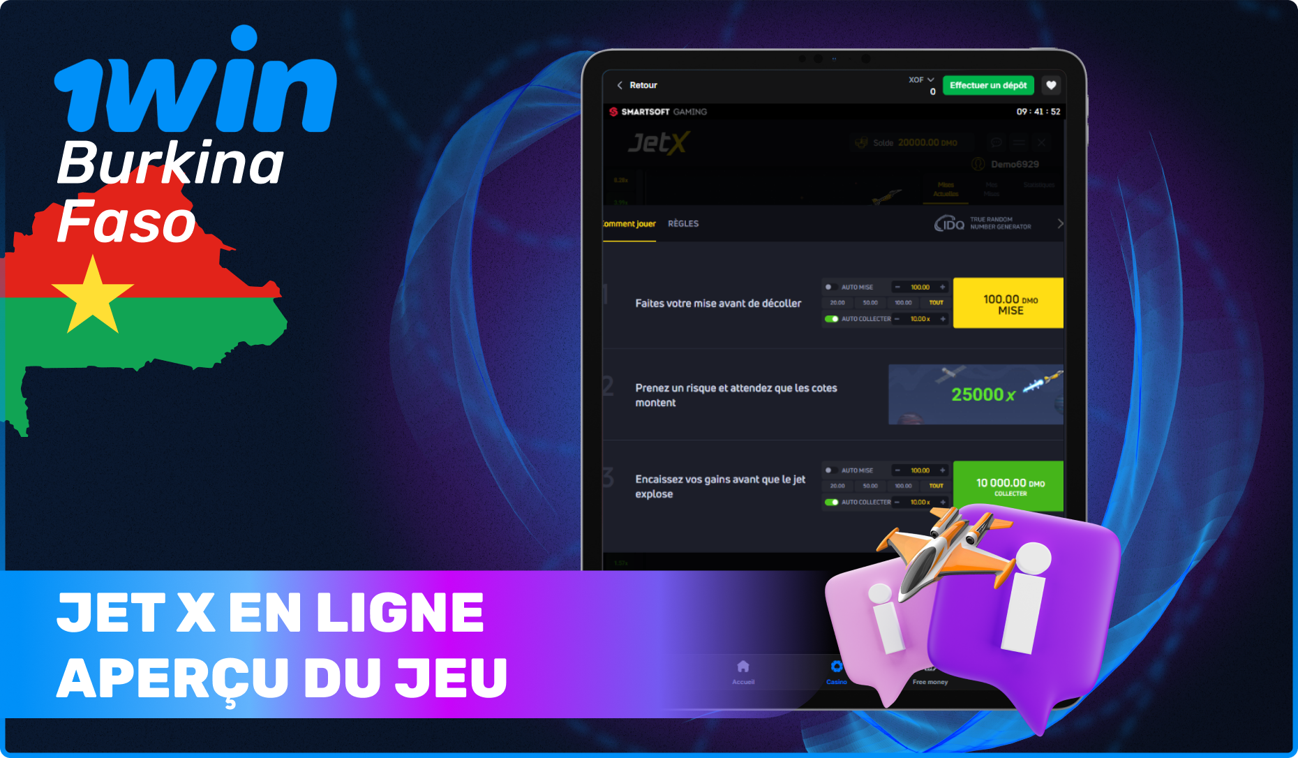 Jet X En ligne Aperçu du jeu