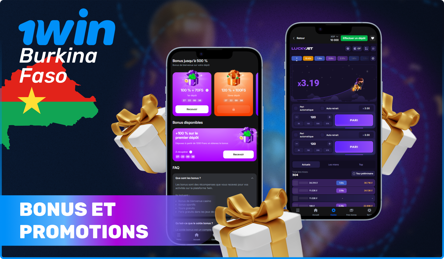 Large éventail de Prime et promotions de 1win Lucky Jet pour les nouveaux clients et les clients actuels